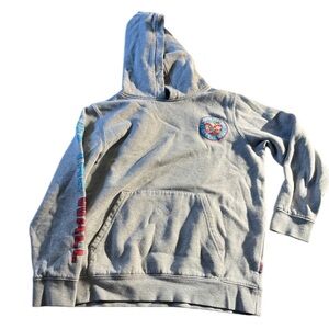Vans x Where’s Waldo Collaboration Boys Grey Hoodie Size Medium 10/12